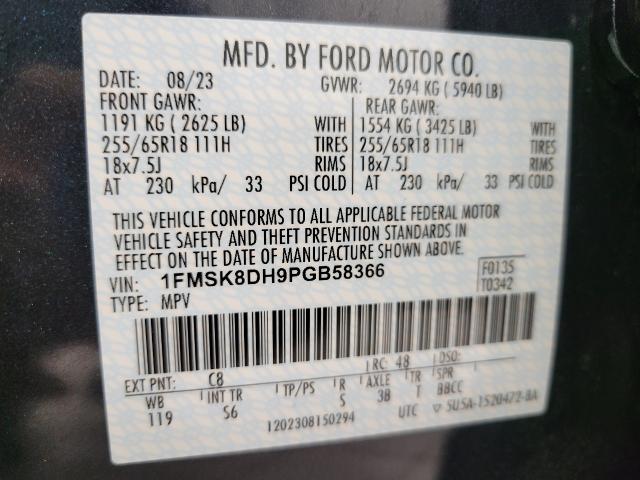 2023 Ford Explorer Vehicle Photo in Neenah, WI 54956