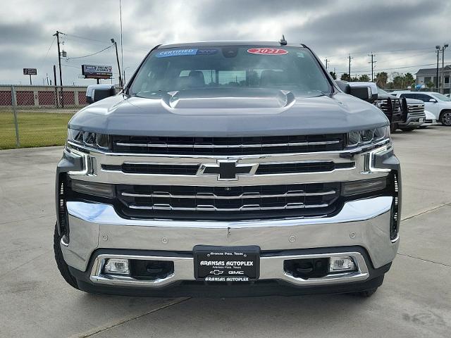 Used 2021 Chevrolet Silverado 1500 LTZ with VIN 3GCUYGET8MG243742 for sale in Aransas Pass, TX