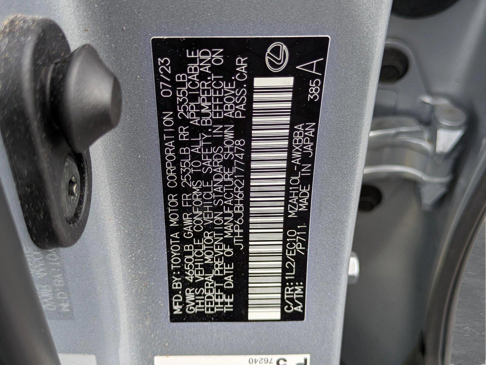 2024 Lexus UX 250h Vehicle Photo in Clearwater, FL 33761