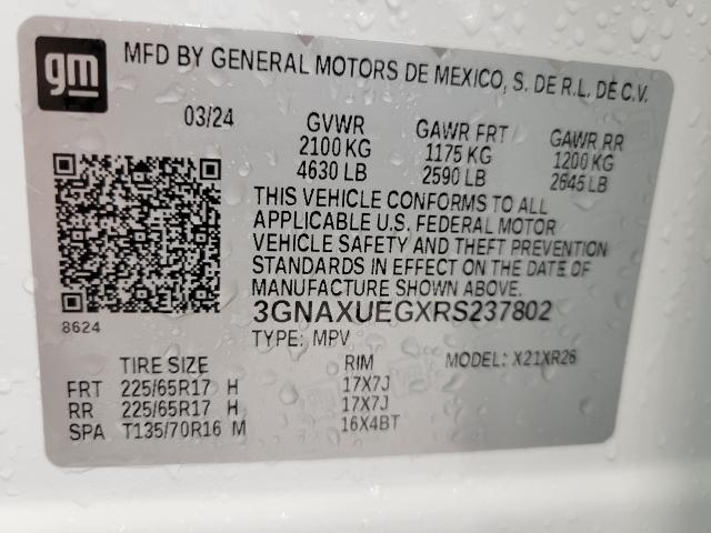 2024 Chevrolet Equinox Vehicle Photo in GREEN BAY, WI 54303-3330