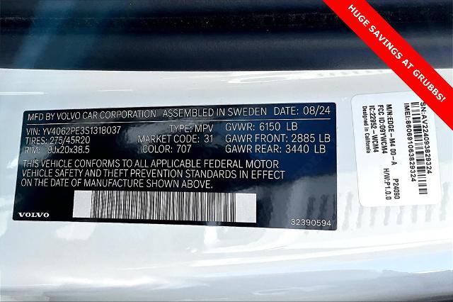 2025 Volvo XC90 Vehicle Photo in Grapevine, TX 76051