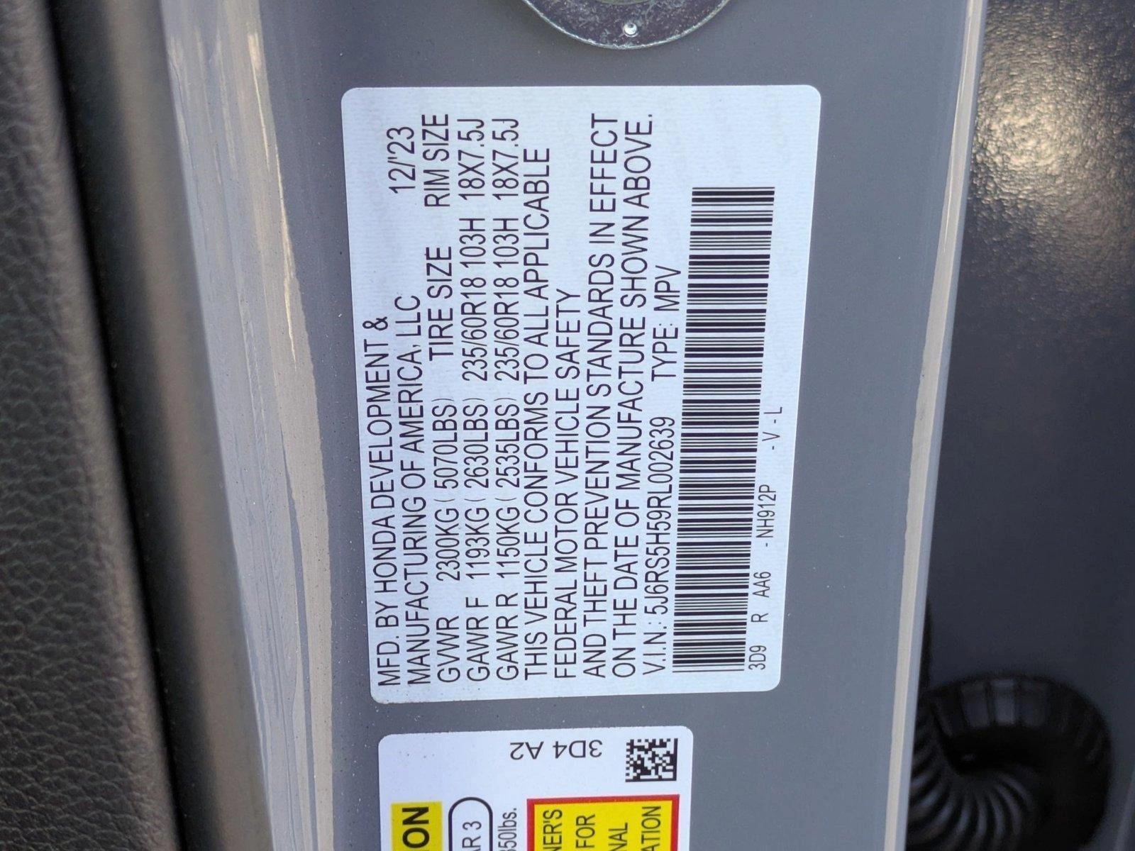 2024 Honda CR-V Hybrid Vehicle Photo in Clearwater, FL 33761