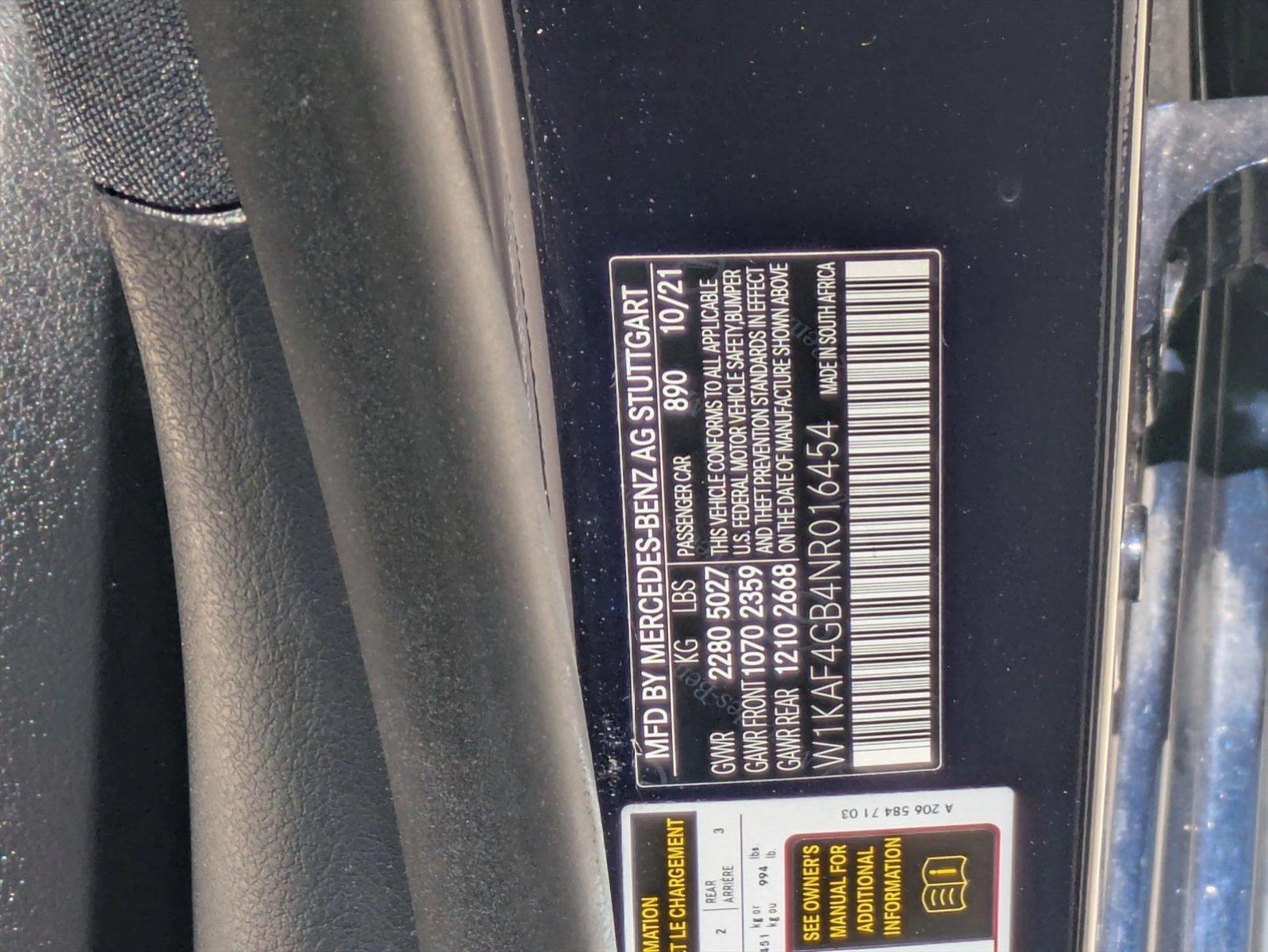 2022 Mercedes-Benz C-Class Vehicle Photo in Coconut Creek, FL 33073
