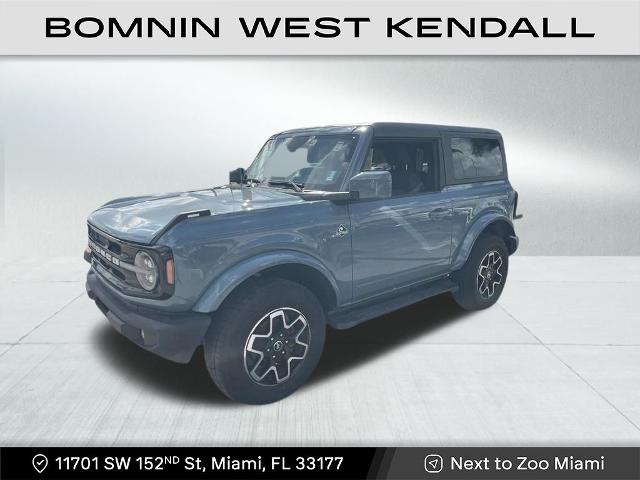 Used 2022 Ford Bronco 2-Door Outer Banks with VIN 1FMDE5AH3NLB49721 for sale in Miami, FL