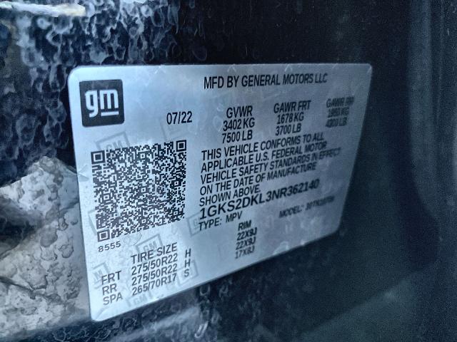 2022 GMC Yukon Vehicle Photo in WILLIAMSVILLE, NY 14221-2883