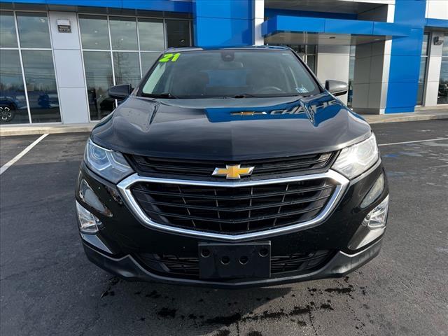 Used 2021 Chevrolet Equinox LT with VIN 3GNAXUEV6ML398570 for sale in Shelby, OH