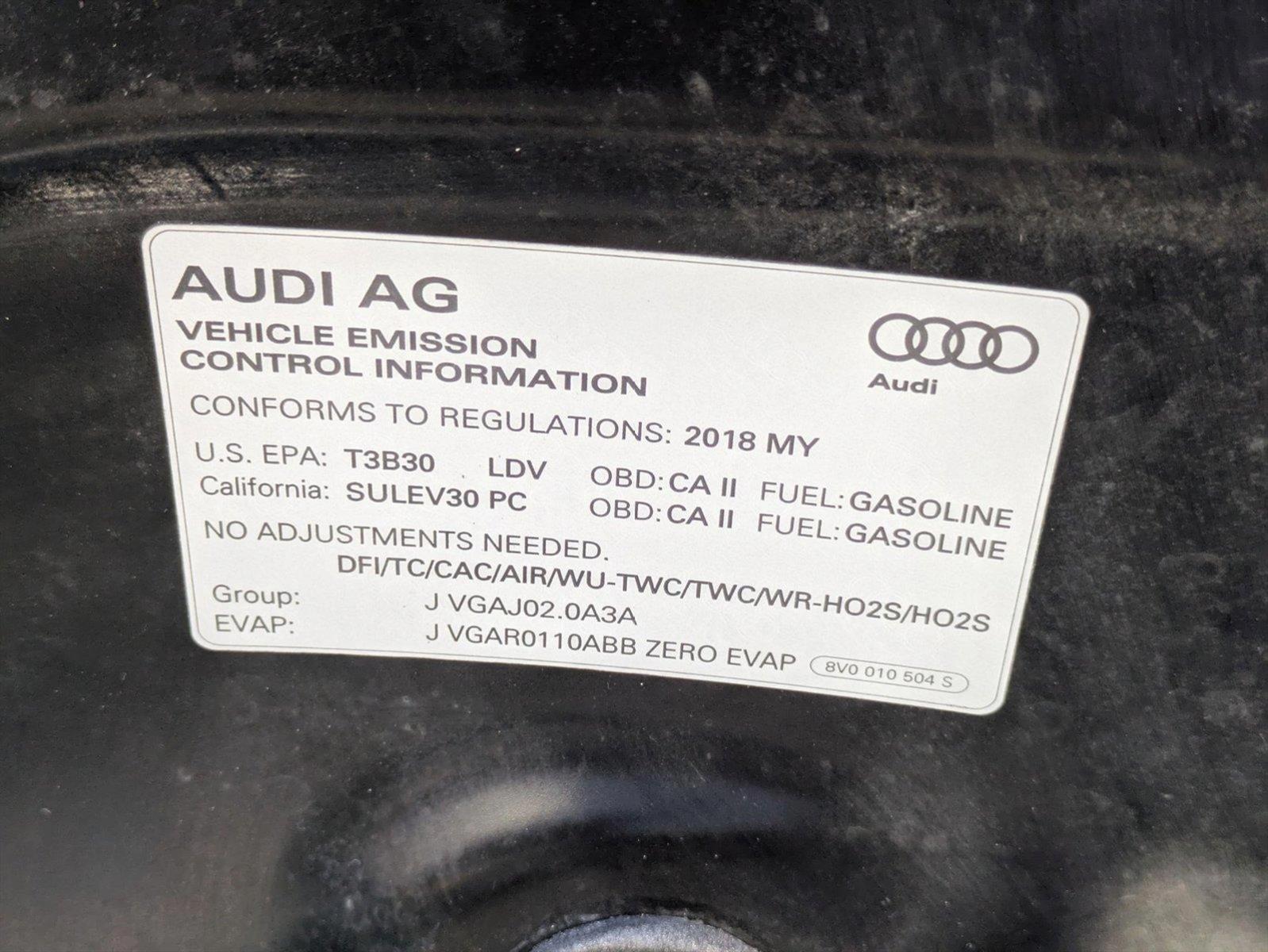 2018 Audi A3 Sedan Vehicle Photo in Tustin, CA 92782
