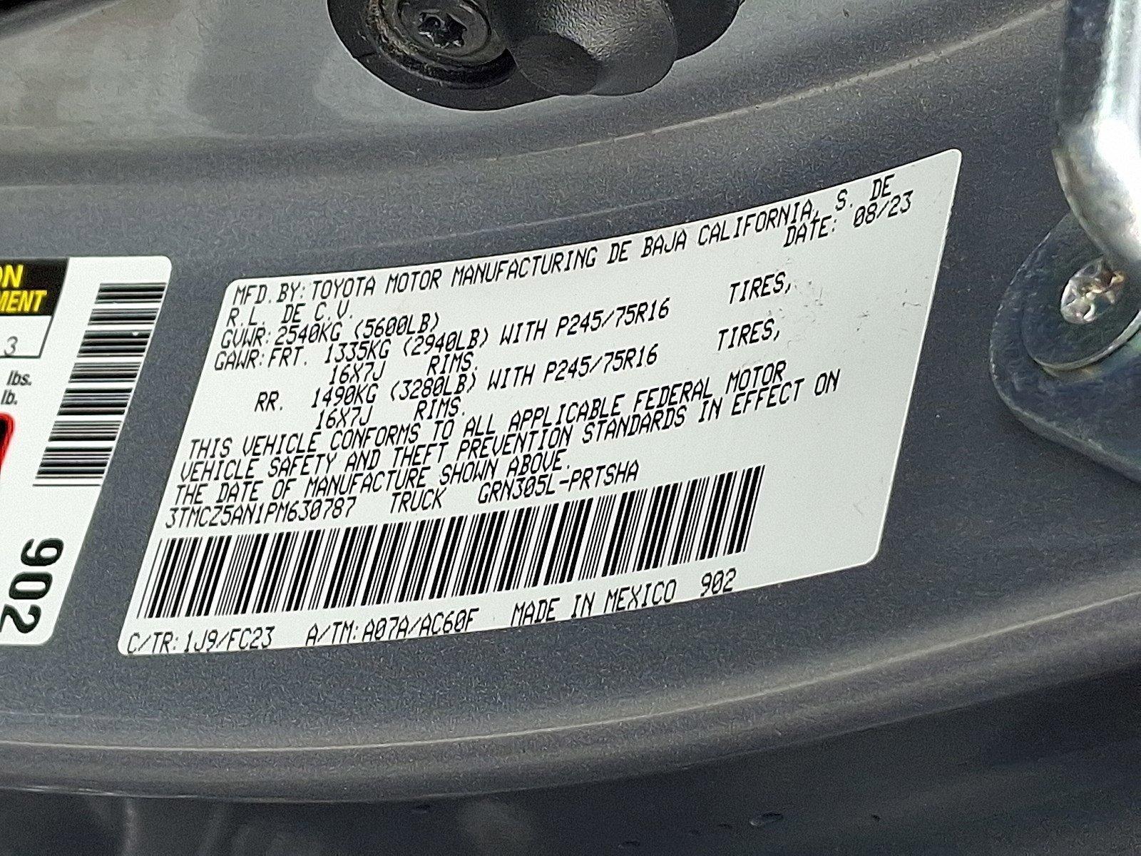 2023 Toyota Tacoma 4WD Vehicle Photo in Harrisburg, PA 17111