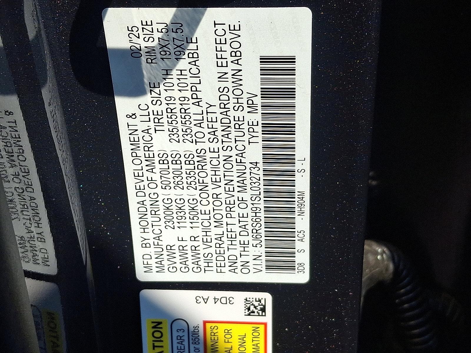 2025 Honda CR-V Hybrid Vehicle Photo in Harrisburg, PA 17111