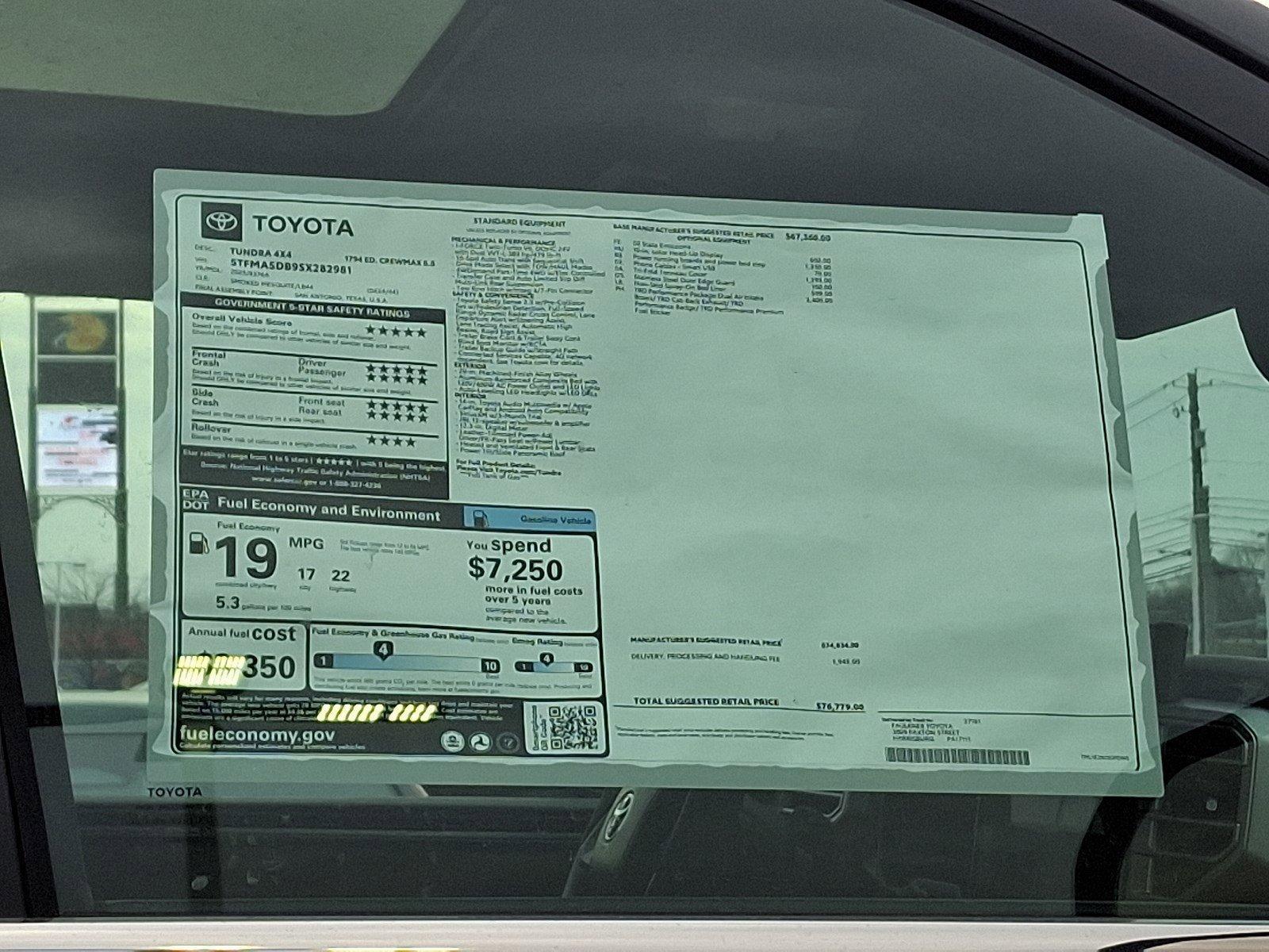 2025 Toyota Tundra 4WD Vehicle Photo in Harrisburg, PA 17111