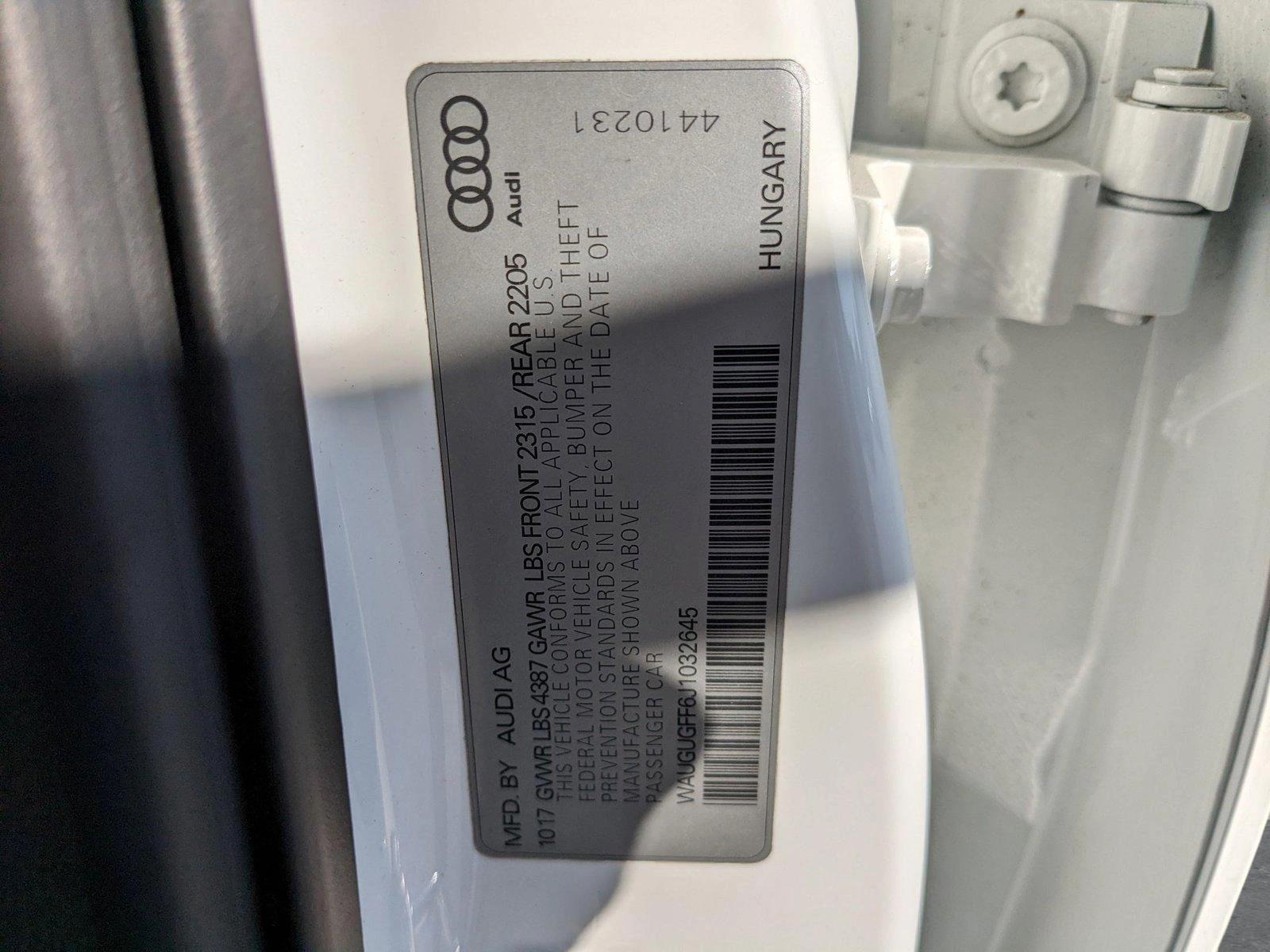 2018 Audi A3 Sedan Vehicle Photo in Orlando, FL 32811