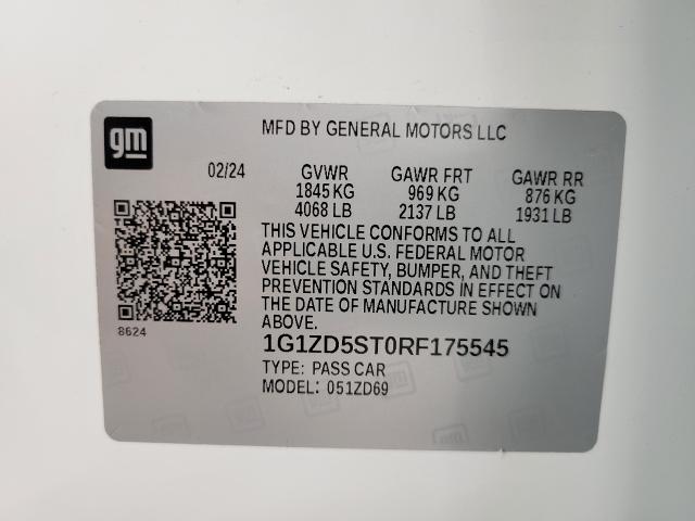 2024 Chevrolet Malibu Vehicle Photo in NEENAH, WI 54956-2243