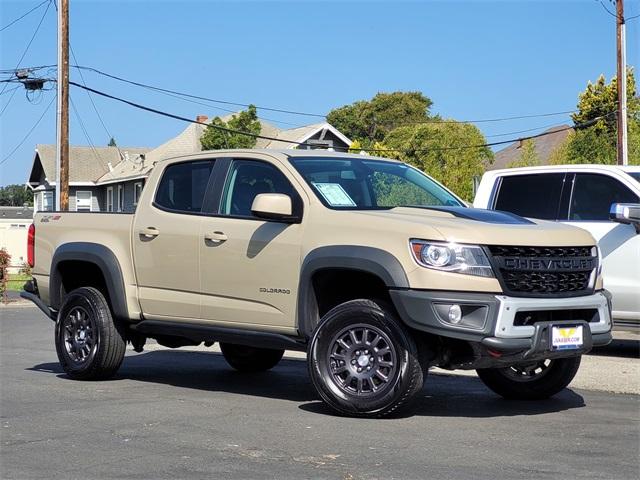 Used 2022 Chevrolet Colorado ZR2 with VIN 1GCGTEEN9N1121327 for sale in Napa, CA