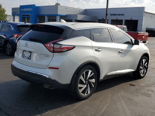Used 2018 Nissan Murano Platinum with VIN 5N1AZ2MH4JN101578 for sale in Plainwell, MI
