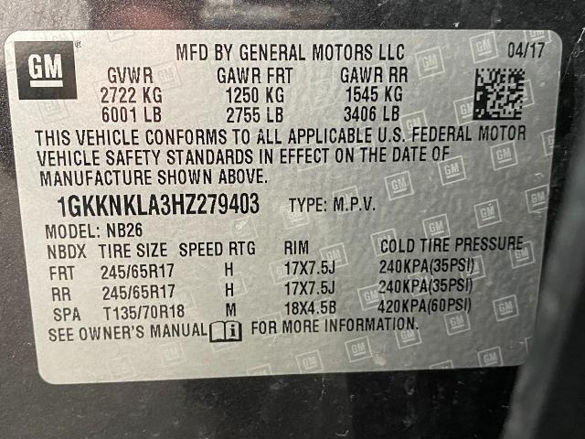 2017 GMC Acadia Vehicle Photo in Appleton, WI 54913