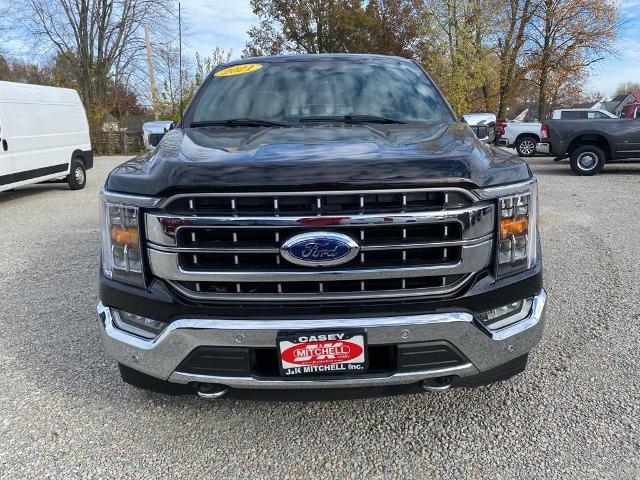 Used 2021 Ford F-150 Lariat with VIN 1FTFW1E80MFB47628 for sale in Casey, IL