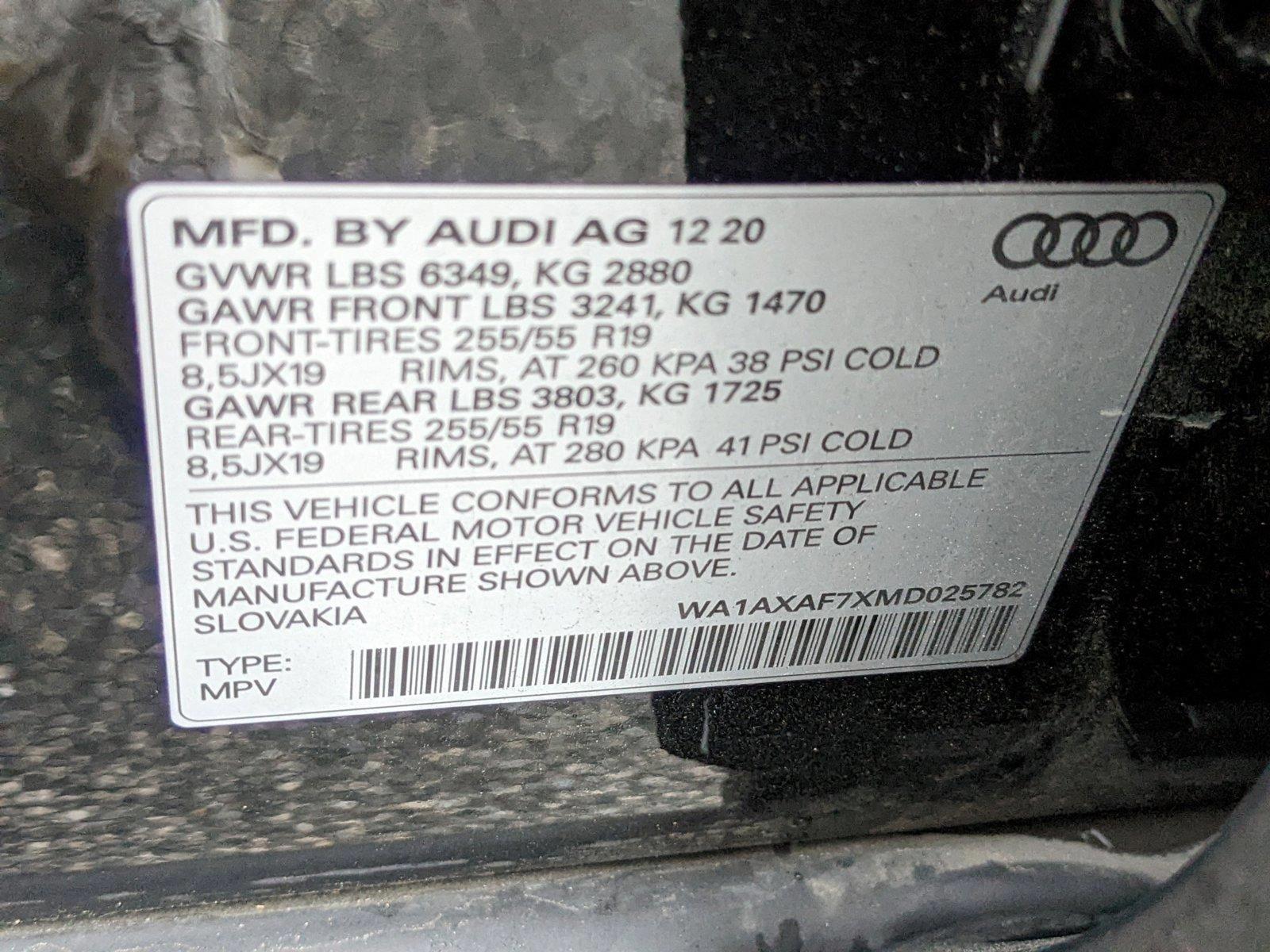 2021 Audi Q7 Vehicle Photo in Orlando, FL 32811