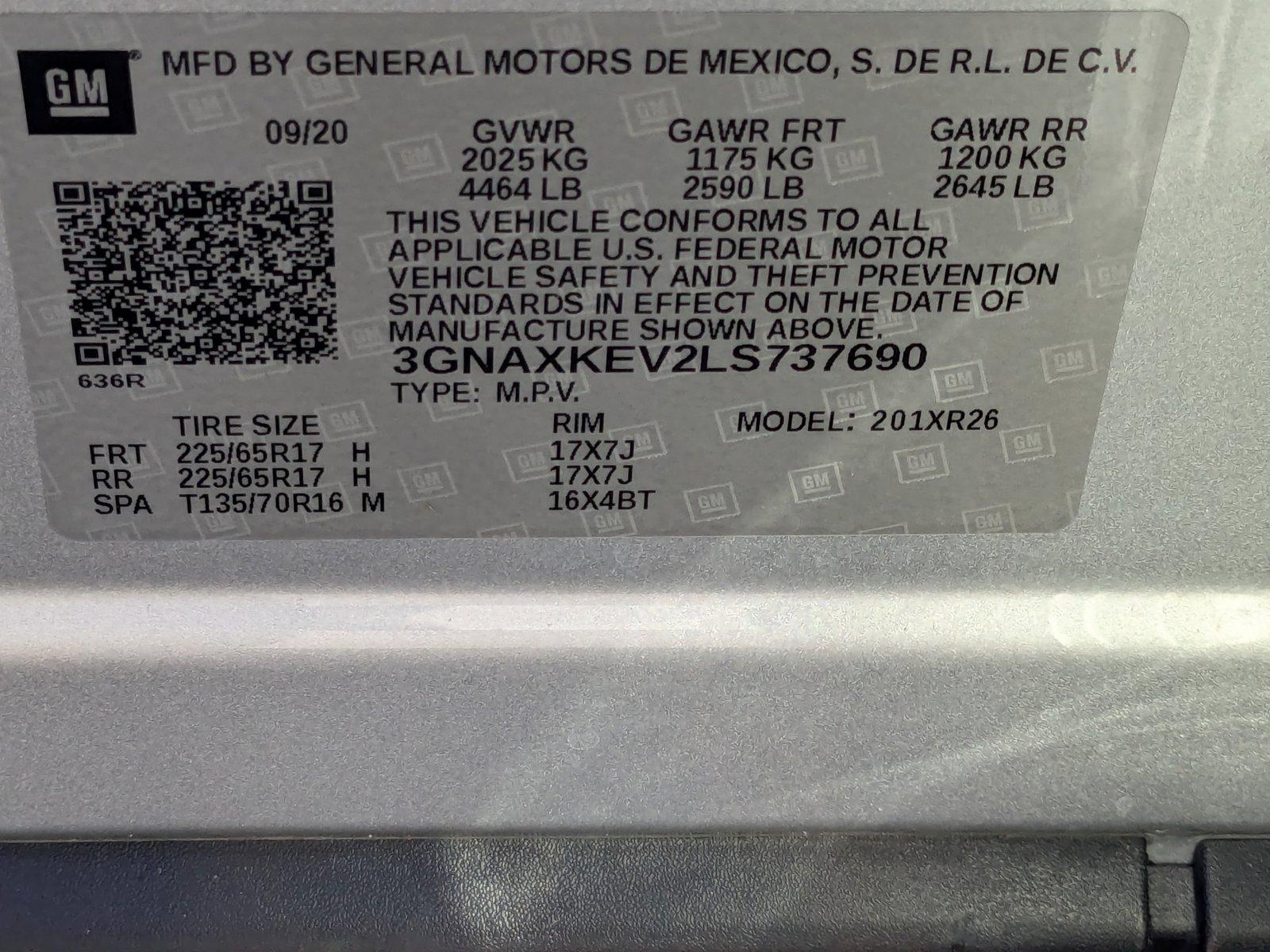 2020 Chevrolet Equinox Vehicle Photo in Miami, FL 33135