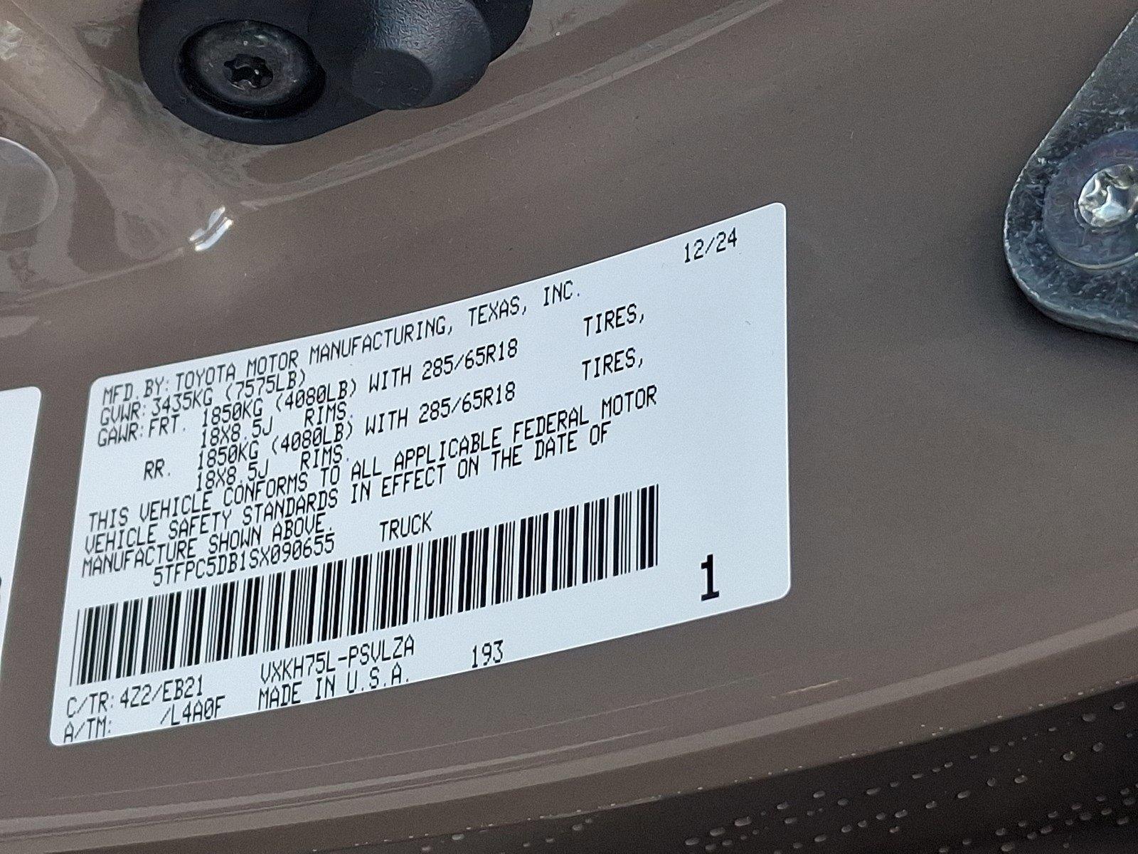 2025 Toyota Tundra 4WD Vehicle Photo in Harrisburg, PA 17111