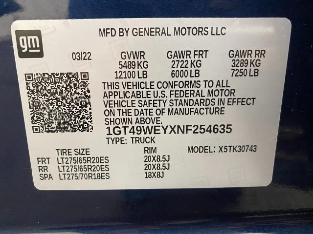 2022 GMC Sierra 3500 HD Vehicle Photo in OSHKOSH, WI 54904-7811