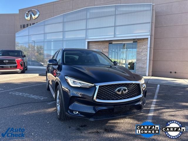 Certified 2022 INFINITI QX50 Luxe with VIN 3PCAJ5BB2NF114815 for sale in Albuquerque, NM