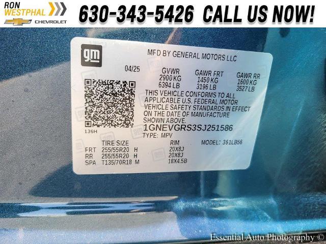 2025 Chevrolet Traverse Vehicle Photo in AURORA, IL 60503-9326