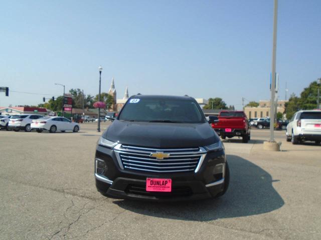 Certified 2023 Chevrolet Traverse Premier with VIN 1GNEVKKW4PJ254469 for sale in Independence, IA