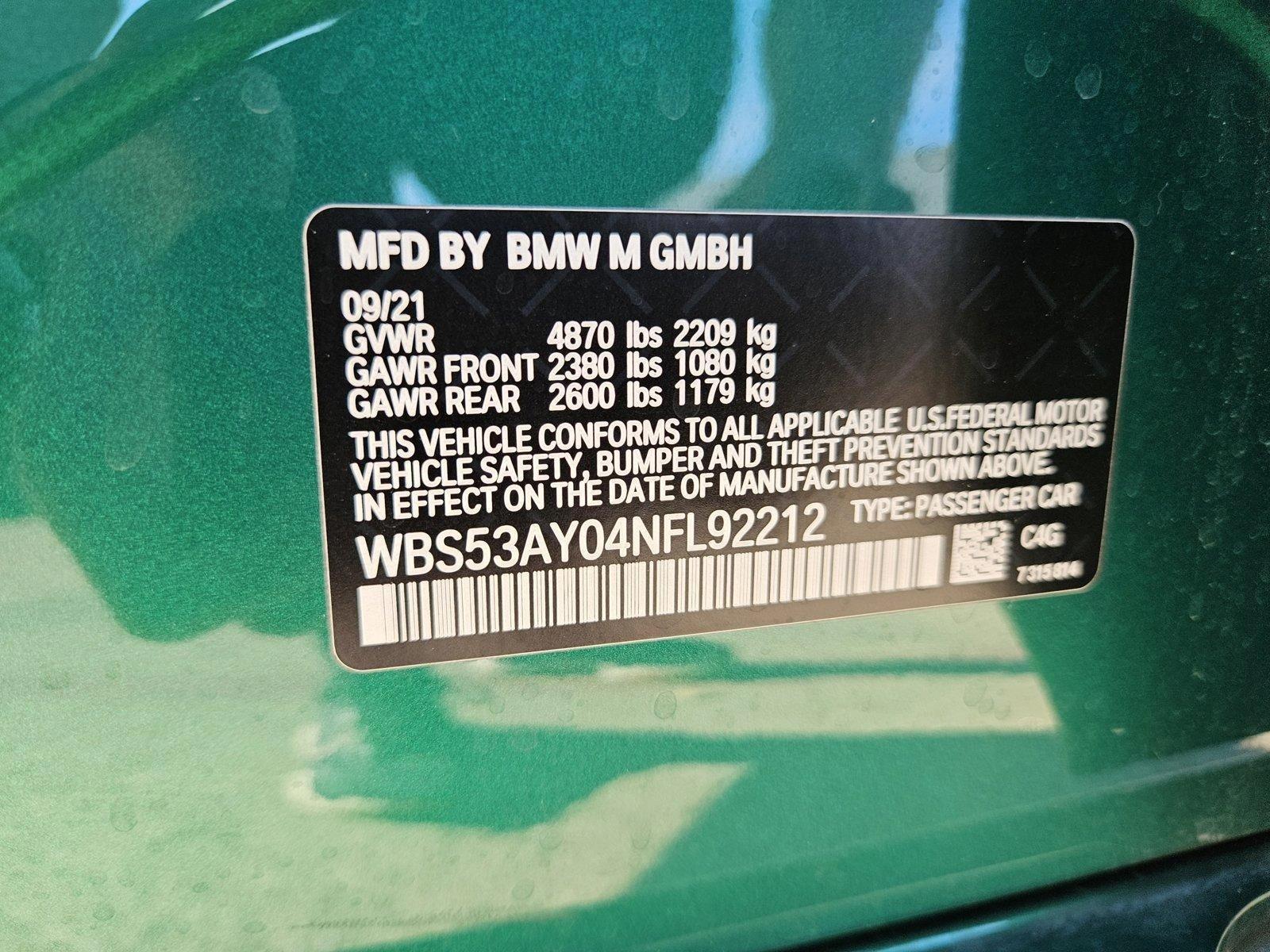 2022 BMW M3 Vehicle Photo in Waco, TX 76710