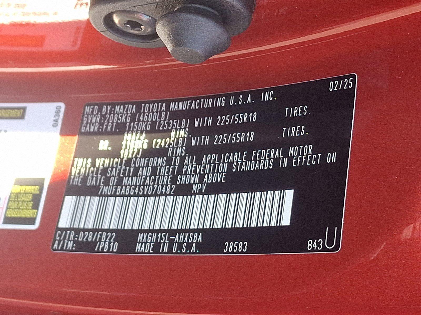 2025 Toyota Corolla Cross Vehicle Photo in Harrisburg, PA 17111