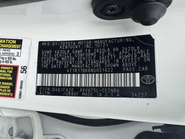 2022 Toyota Camry Vehicle Photo in LEOMINSTER, MA 01453-2952