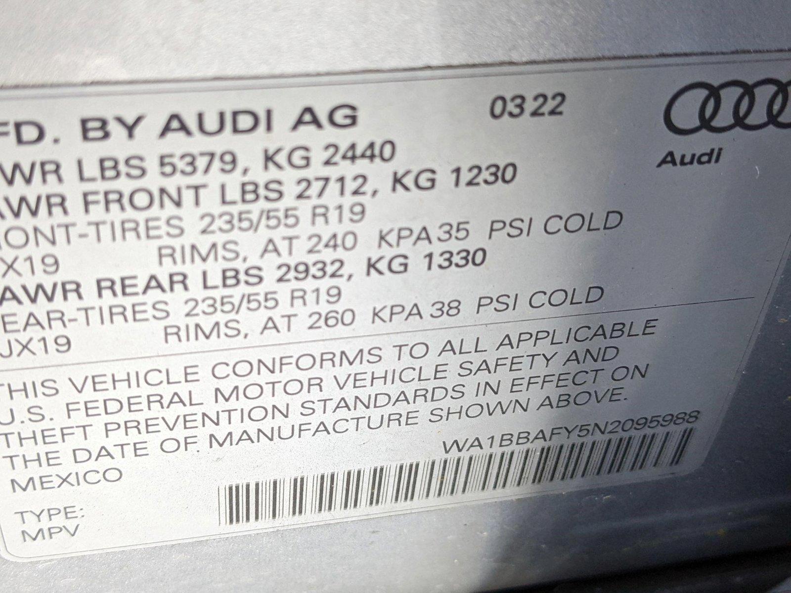 2022 Audi Q5 Vehicle Photo in Orlando, FL 32811