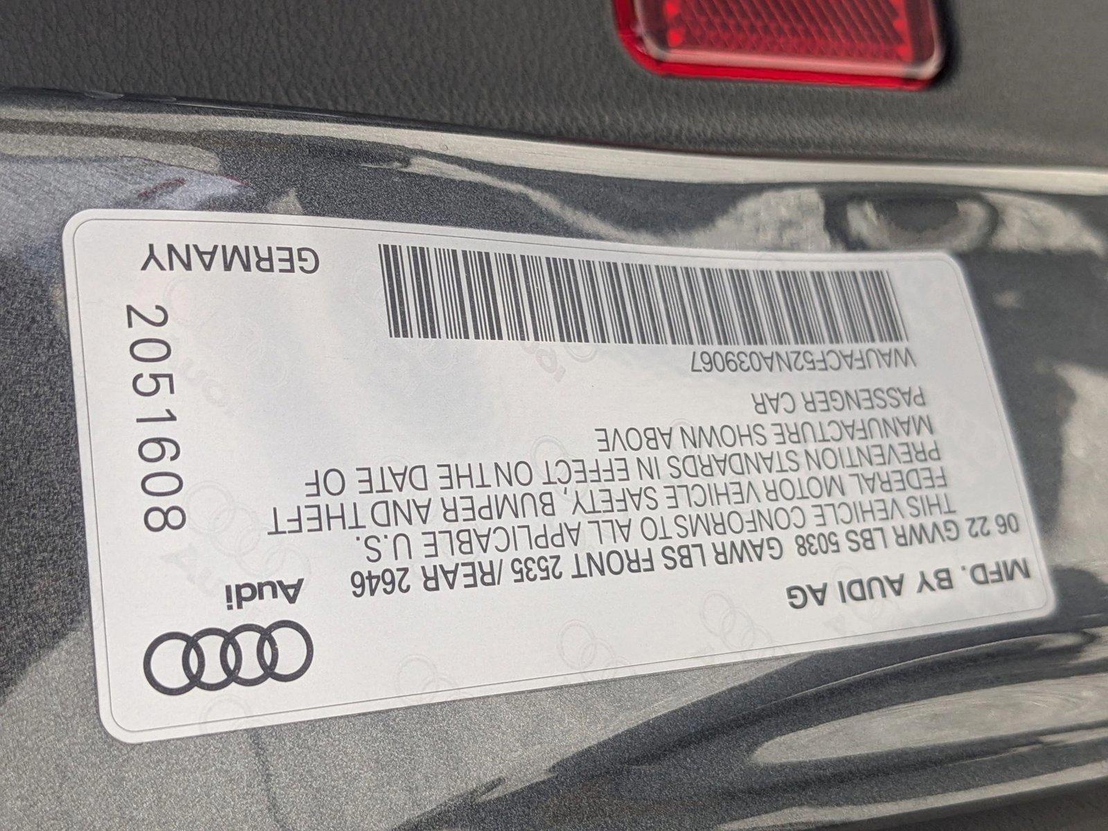 2022 Audi A5 Sportback Vehicle Photo in MIAMI, FL 33134-2699