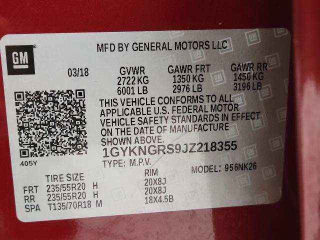 2018 Cadillac XT5 Vehicle Photo in APPLETON, WI 54914-4656