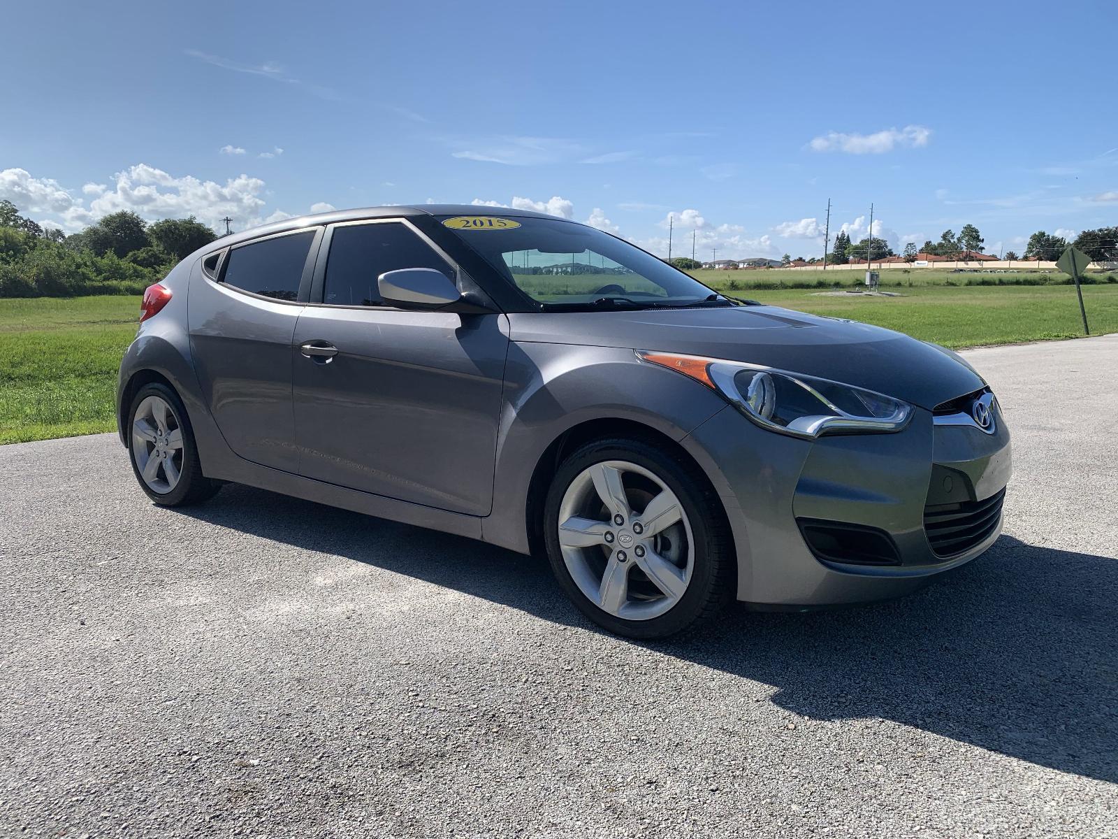 Used 2015 Hyundai Veloster Base with VIN KMHTC6AD4FU244787 for sale in Winter Haven, FL