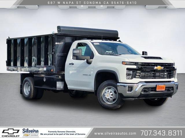 Summit White 2026 Chevrolet Silverado 3500HD Chassis Work Truck Regular Cab RWD Pickup Truck 4X2 Automatic