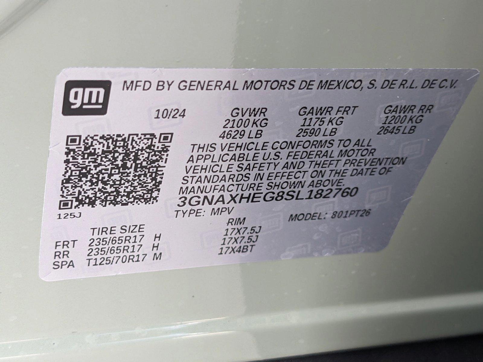 2025 Chevrolet Equinox Vehicle Photo in MIAMI, FL 33172-3015