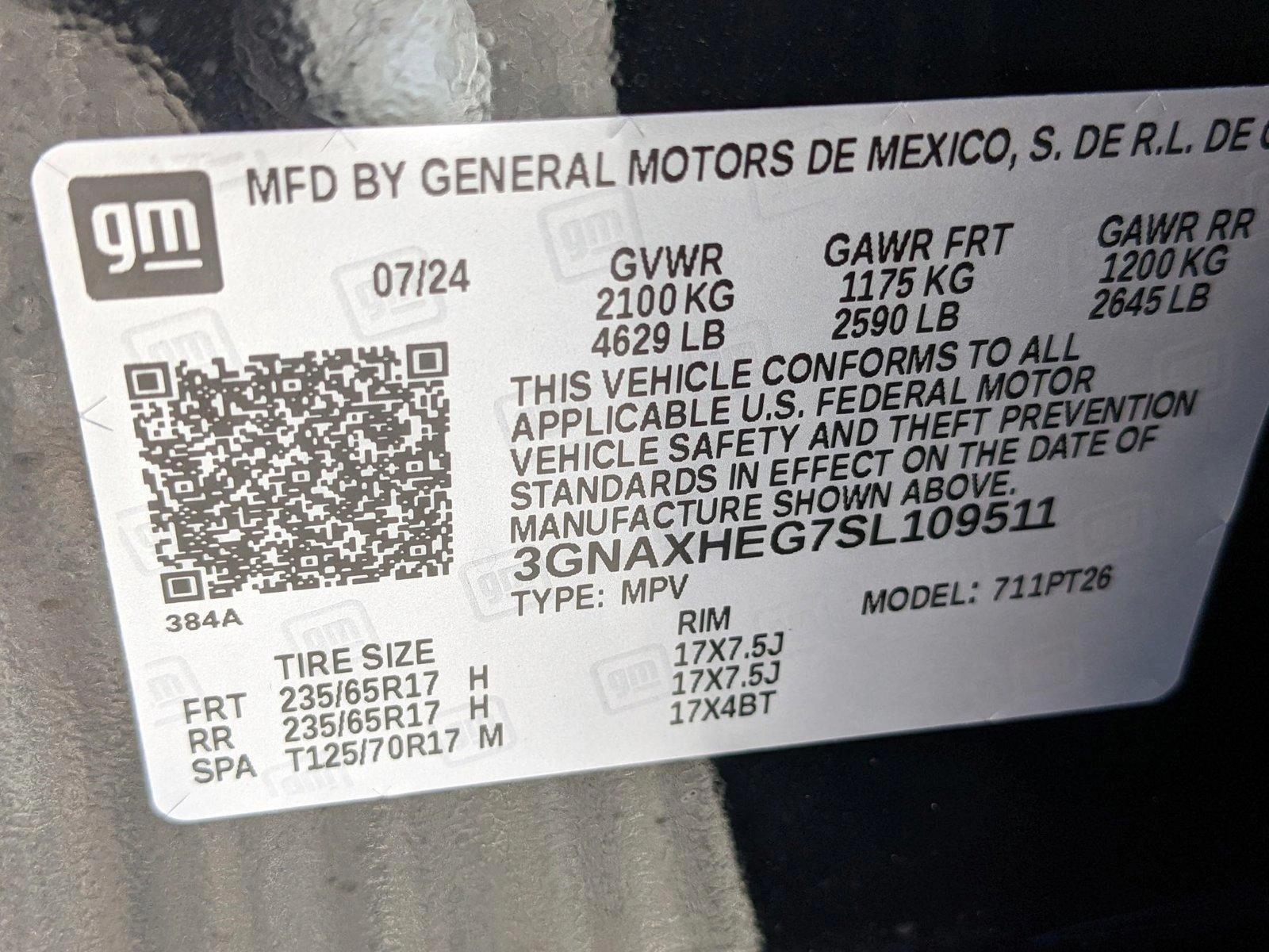 2025 Chevrolet Equinox Vehicle Photo in ORLANDO, FL 32808-7998