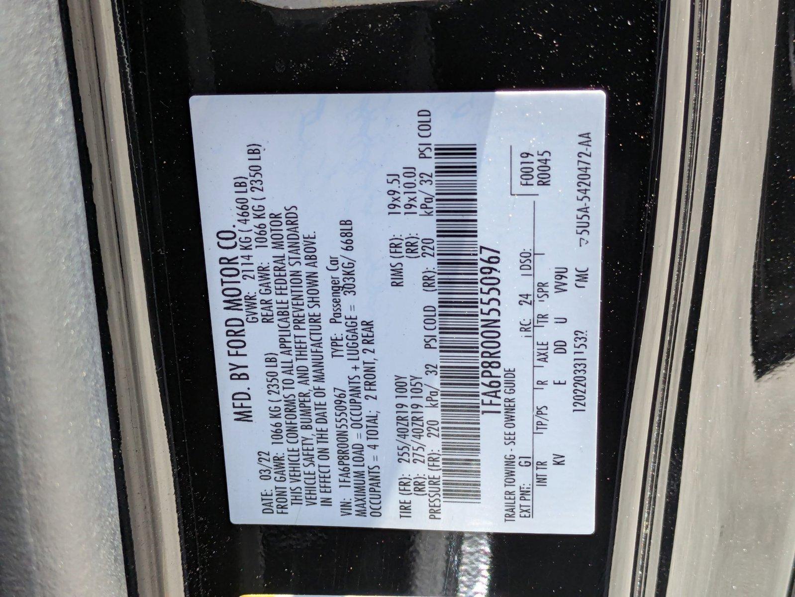 2022 Ford Mustang Vehicle Photo in Jacksonville, FL 32256