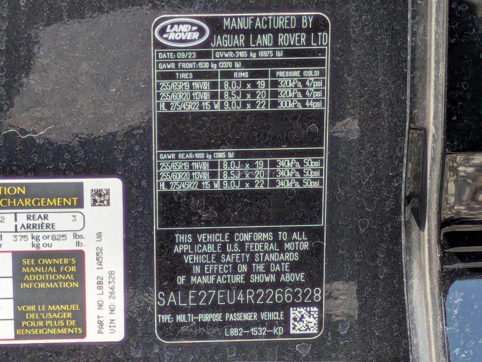 2024 Land Rover Defender Vehicle Photo in Tampa, FL 33614