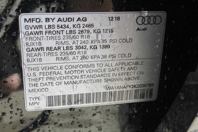 2019 Audi Q5 Vehicle Photo in HOUSTON, TX 77090