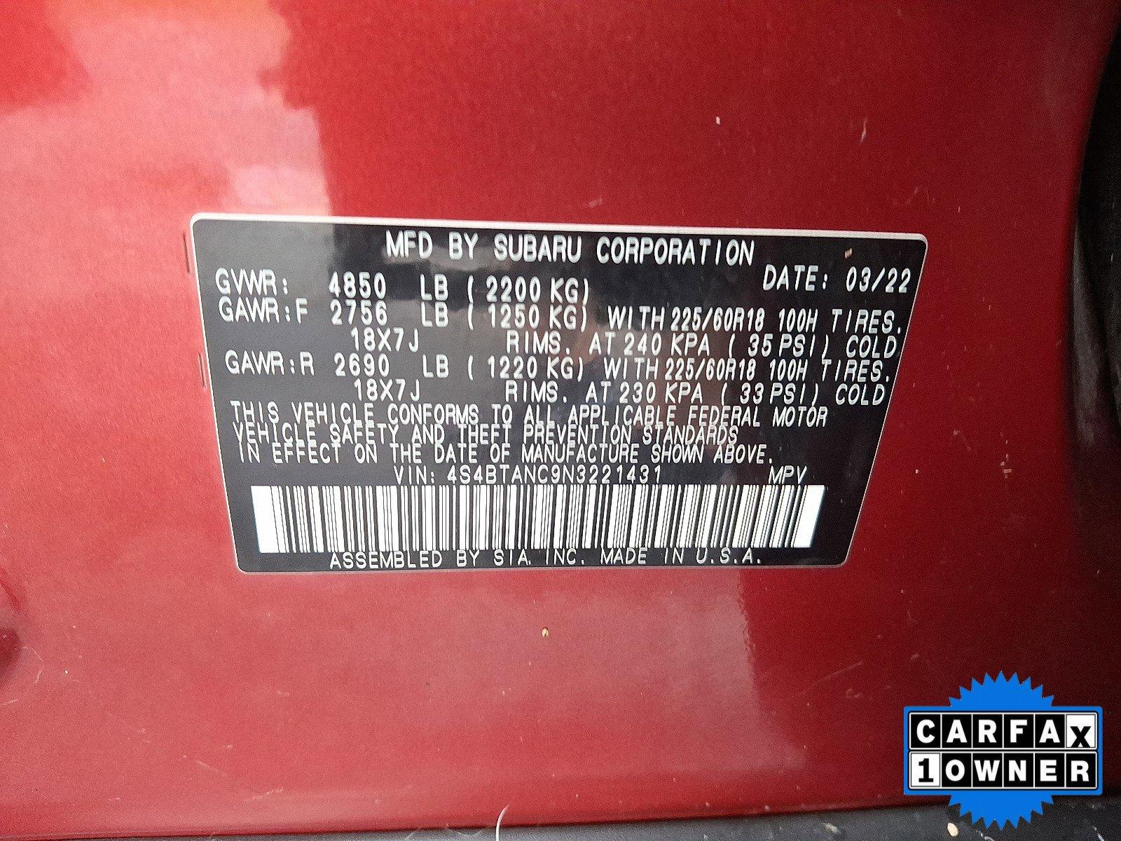 2022 Subaru Outback Vehicle Photo in Harrisburg, PA 17111