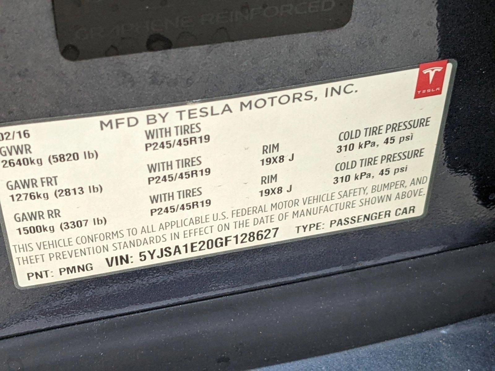 2016 Tesla Model S Vehicle Photo in Orlando, FL 32811