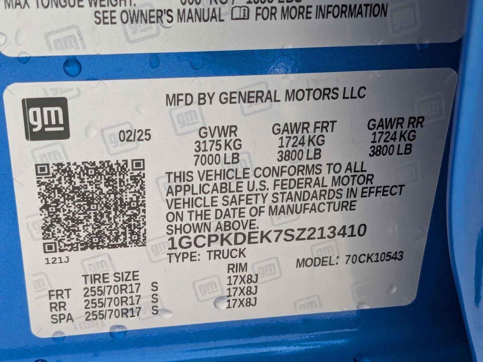 2025 Chevrolet Silverado 1500 Vehicle Photo in SPOKANE, WA 99212-2978