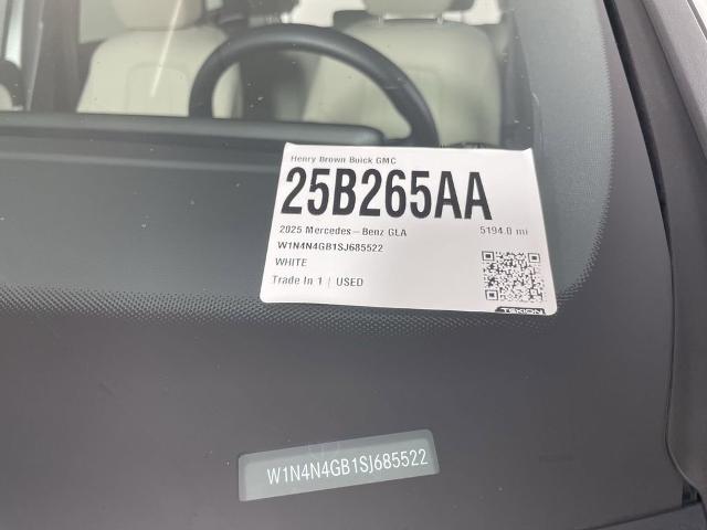 2025 Mercedes-Benz GLA 250 Vehicle Photo in GILBERT, AZ 85297-0402