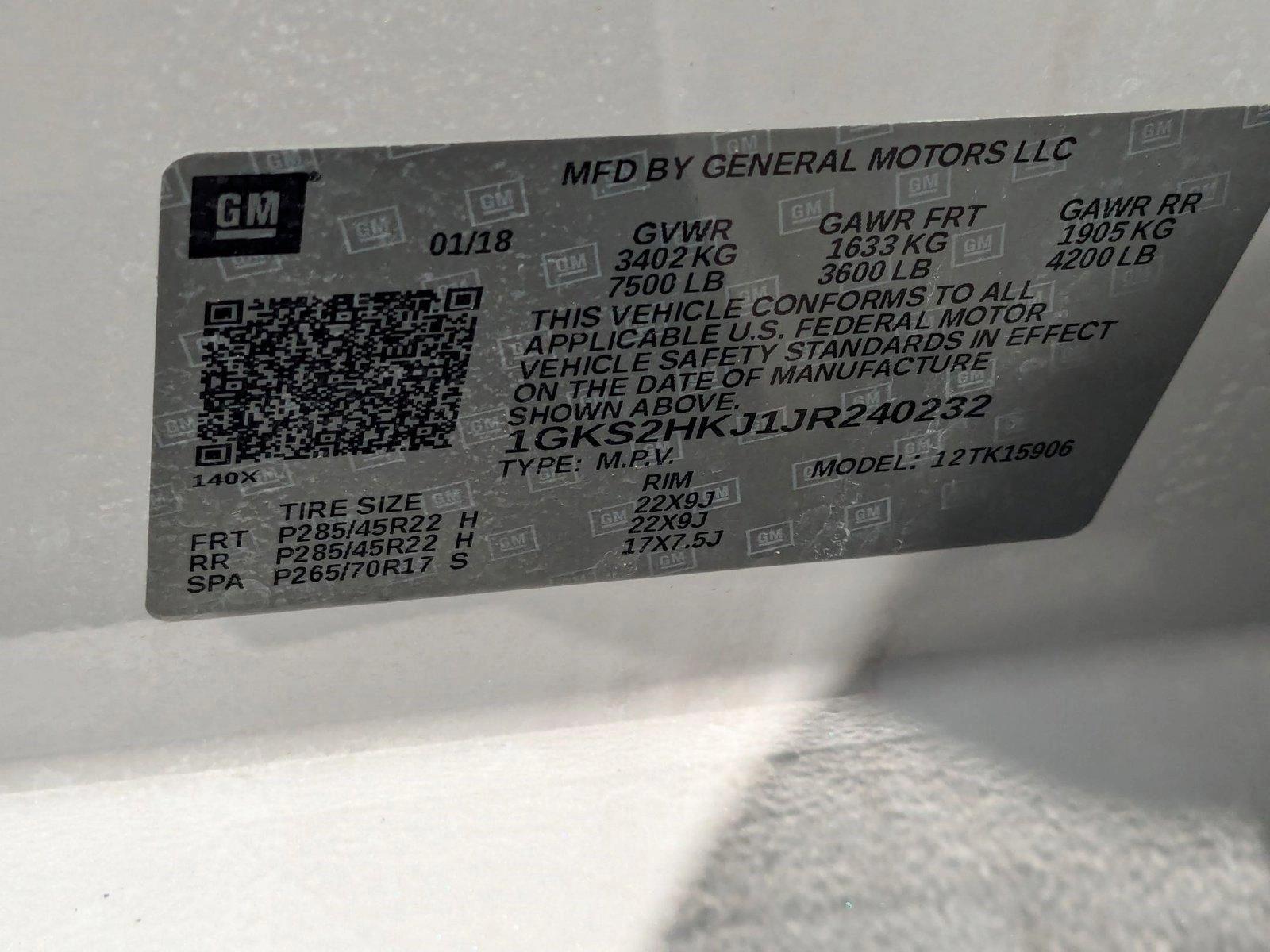 2018 GMC Yukon XL Vehicle Photo in MIAMI, FL 33134-2699