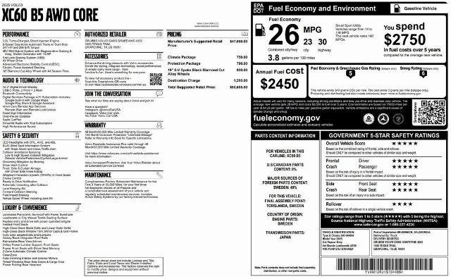 2025 Volvo XC60 Vehicle Photo in Grapevine, TX 76051