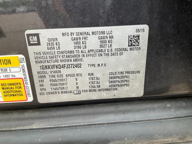 2015 Chevrolet Traverse Vehicle Photo in Kaukauna, WI 54130