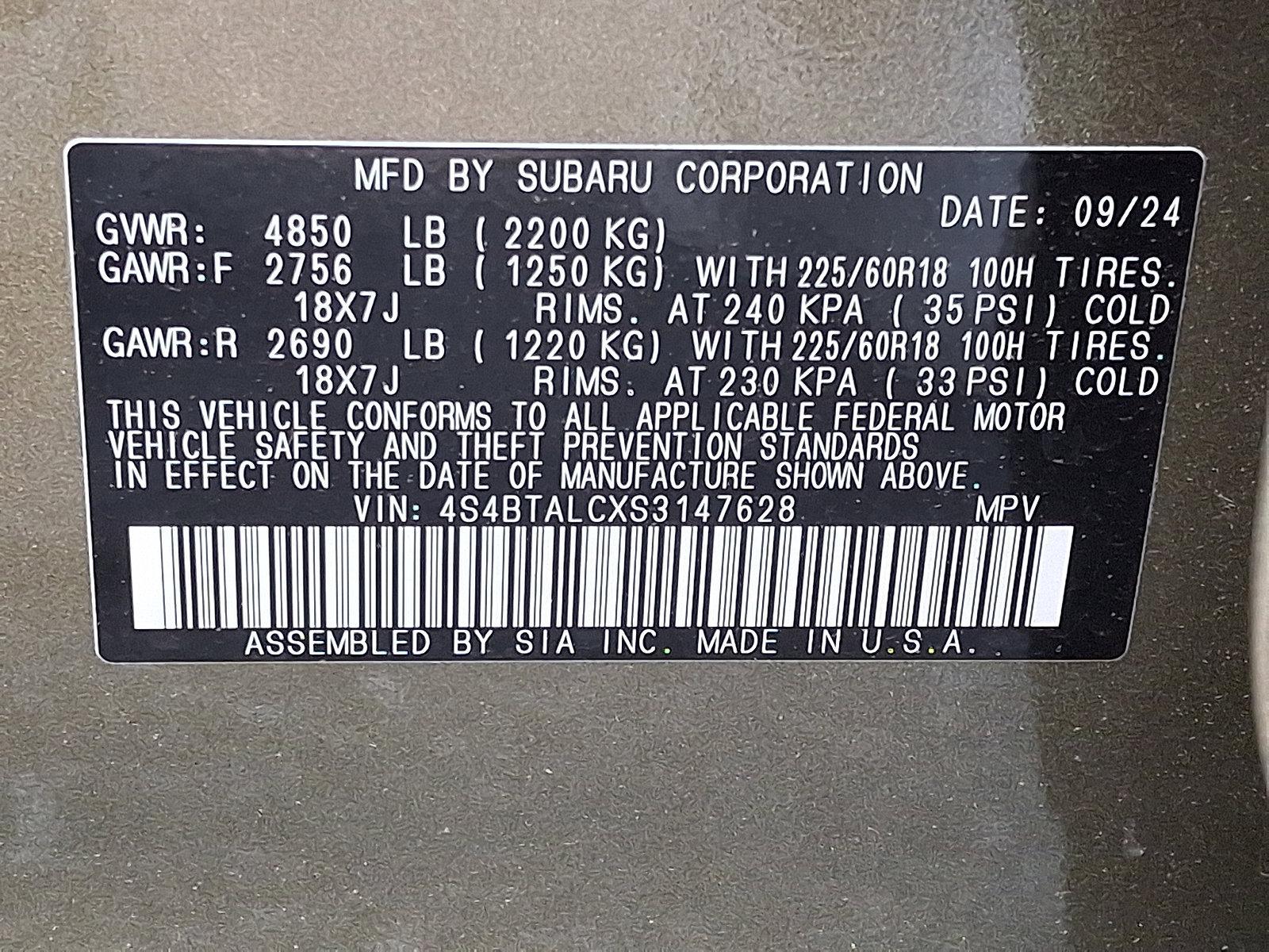 2025 Subaru Outback Vehicle Photo in Easton, PA 18045