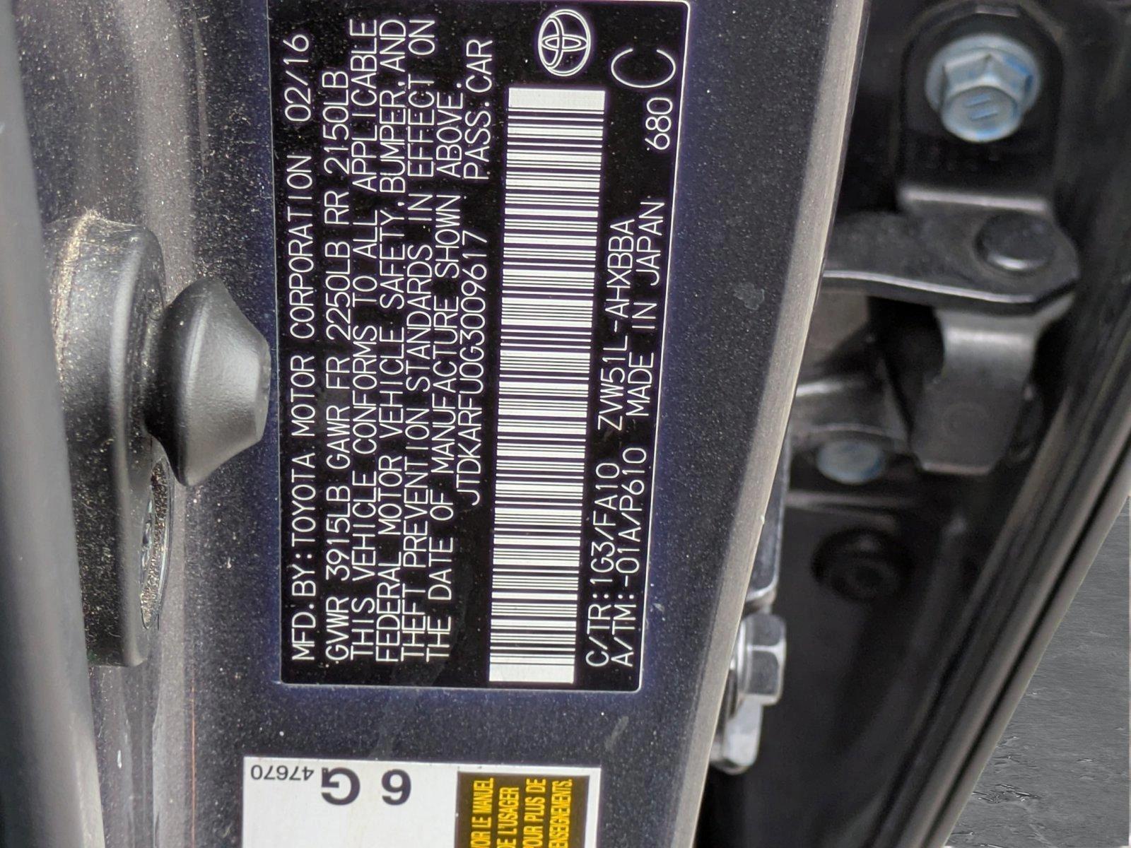 2016 Toyota Prius Vehicle Photo in Clearwater, FL 33761