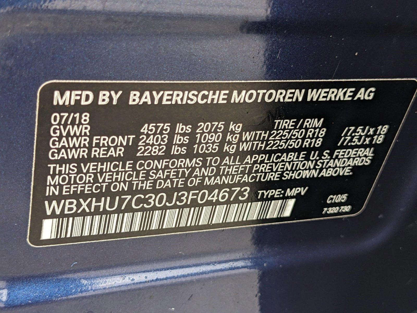 2018 BMW X1 Vehicle Photo in MIAMI, FL 33172-3015